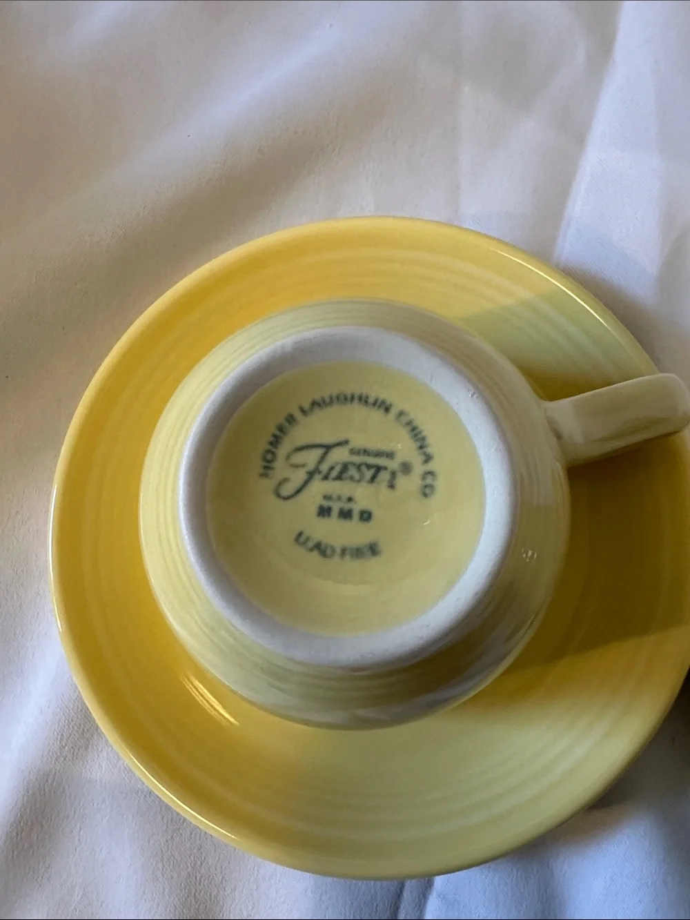 Homer Laughlin Fiesta Yellow Ceramic Set